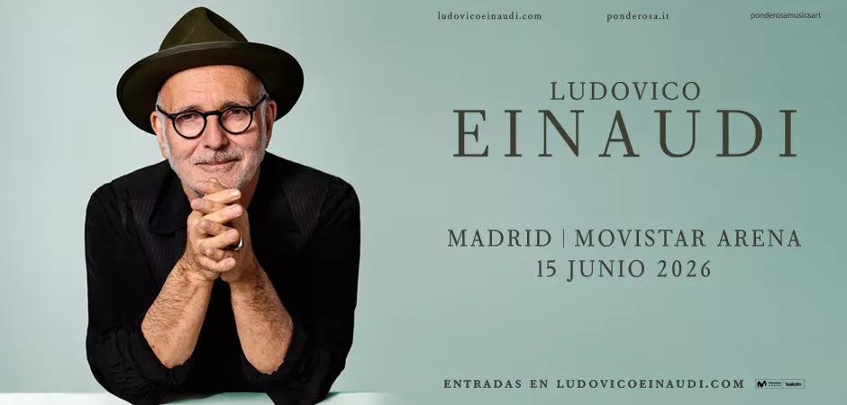 Cartel del evento Ludovico Einaudi