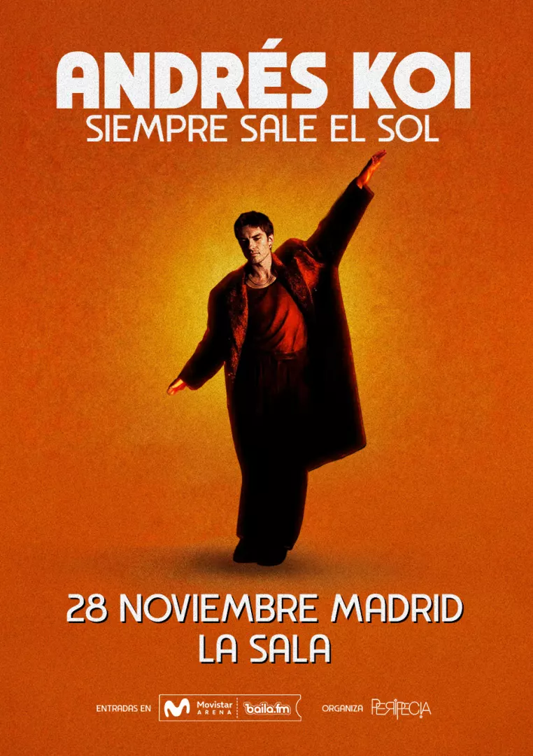 Cartel del evento Andrés Koi- Siempre Sale el Sol