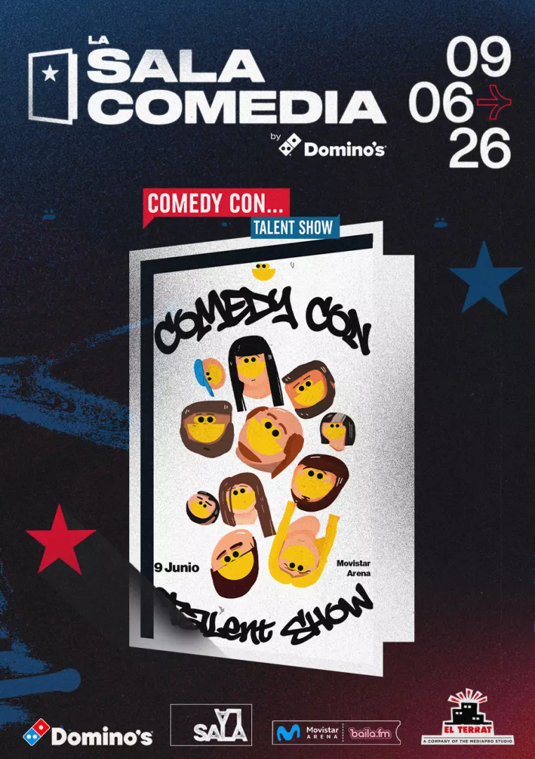 Cartel del evento Comedy Con... Talent Show-La Sala Comedia by Domino´s