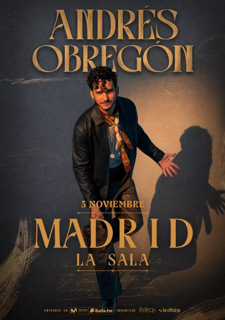 Cartel del evento Andrés Obregón